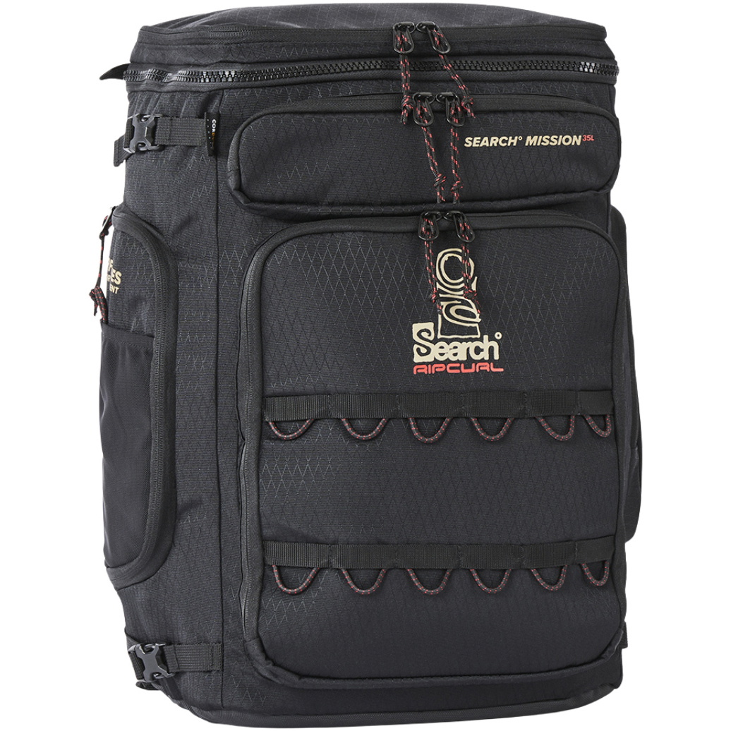 2026 Rip Curl Mens Search Mission 35L Cordura Bag 17YMBA - Black